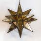 Hometown Evolution 18" Antique Gold Glass Star Lights
