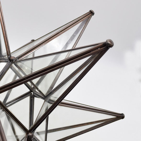 Hometown Evolution 18" Clear Glass Star Lights