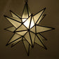 Hometown Evolution 19" Frosted White Glass Star Lights