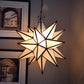 Hometown Evolution 20" Frosted White Glass Star Lights
