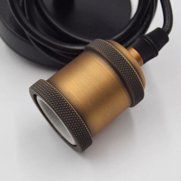 Hometown Evolution 4 Foot Brown Brass Cable with Single Socket