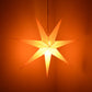 Hometown Evolution 7 Pointed Paper Star White Outdoor Lantern with Cord