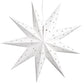 Hometown Evolution 9 Pointed Paper Star White Outdoor Lantern with Cord