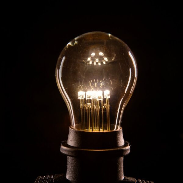 Hometown Evolution A15 LED 9 Diode Clear Light Bulb with E26 Base