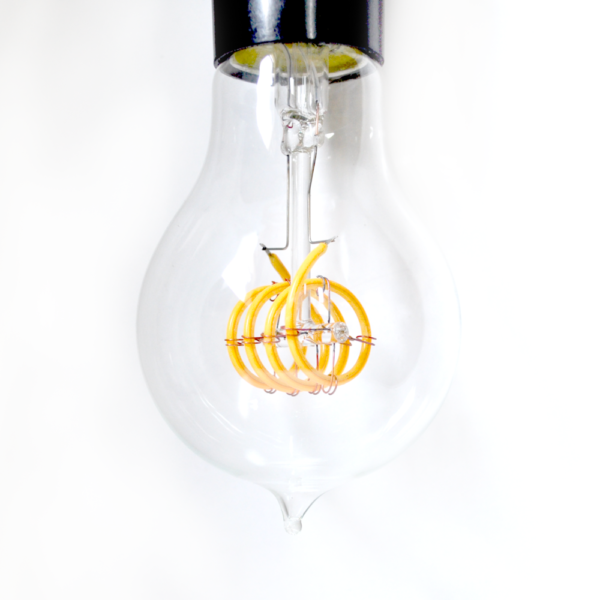 Hometown Evolution A19 LED Round Filament 3 Watts Light Bulb