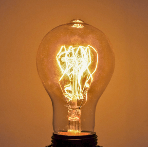 Hometown Evolution A19 Vintage Edison 40 Watts Square Light Bulb