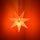 Hometown Evolution Arcturus Paper Star Red Outdoor Lantern
