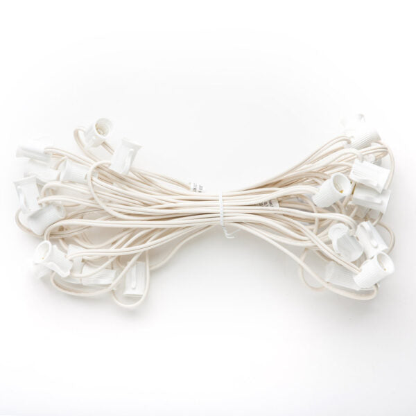 Hometown Evolution C7 25 Foot White String Light