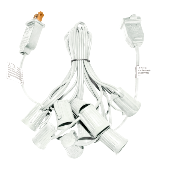 Hometown Evolution C9 10 Foot White String Light