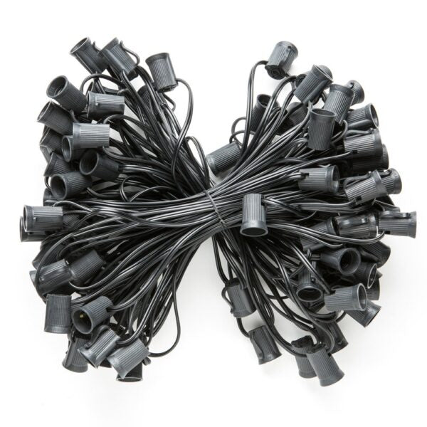 Hometown Evolution C9 100 Foot Black String Light