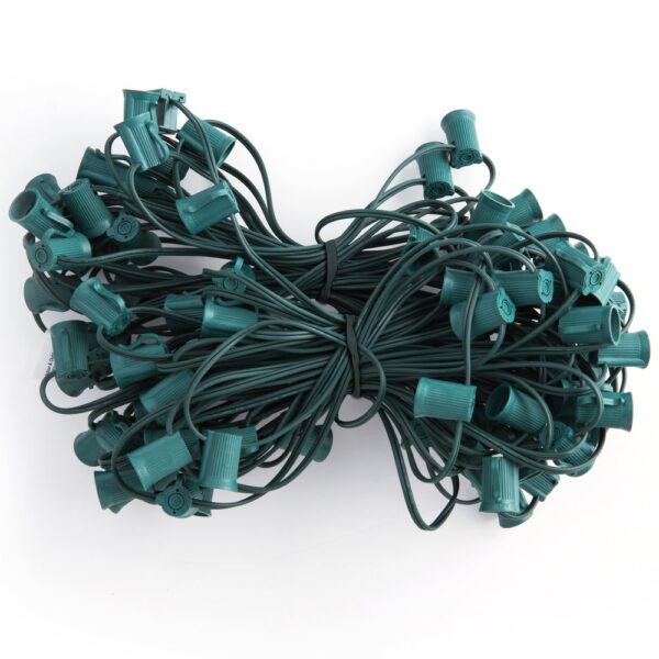 Hometown Evolution C9 100 Foot Green String Light