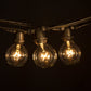 Hometown Evolution C9 Commercial 100 Foot Clear String Light with Black Wire and G50 Clear Bulbs