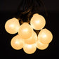 Hometown Evolution C9 Commercial 25 Foot White Satin String Light with Black Wire and G50 White Satin Pearl Bulbs