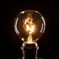 Hometown Evolution C9 Commercial 50 Foot Clear String Light with Black Wire and G50 Clear Bulbs