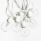 Hometown Evolution C9 Commercial Grade 100 Foot 80 Socket White String Light with 16 Gauge Wire