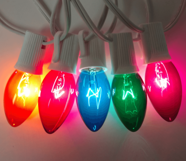 Hometown Evolution C9 (E17) 7 Watts Clear Light Bulb (Box of 25)