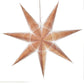 Hometown Evolution Corvus Paper Star Gold Outdoor Lantern with Cord