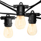 Hometown Evolution E26 Commercial 100 Foot String Light Set with S14 Lantern Edison Light Bulbs