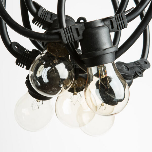 Hometown Evolution E26 Commercial 24 Foot String Light with A15 Clear Bulbs