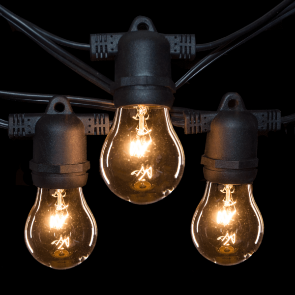 Hometown Evolution E26 Commercial 24 Foot String Light with A15 Clear Bulbs