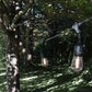 Hometown Evolution E26 Commercial 50 Foot String Light Set with Suspended S14 LED Filament Light Bulbs