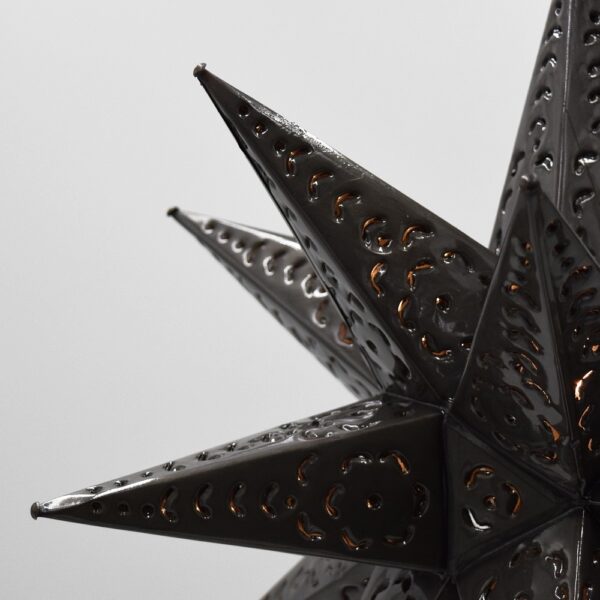 Hometown Evolution Flower Cut 18" Tin Star Light