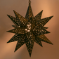 Hometown Evolution Flower Cut 18" Tin Star Light