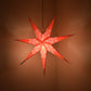 Hometown Evolution Fountain Paper Star Red Outdoor Lantern