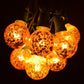 Hometown Evolution G40 100 Foot Mercury Gold String Light Set with Green Wire