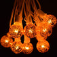 Hometown Evolution G40 50 Foot Mercury Gold String Light Set with White Wire