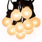 Hometown Evolution G40 50 Foot White Satin Pearl String Light with Black Wire