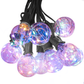 Hometown Evolution G40 LED Fairy 50 Foot Multicolor String Light Set with Black Wire