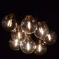 Hometown Evolution G40 LED Filament 100 Foot String Light Set with Black Wire