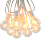 Hometown Evolution G40 LED Filament 25 Foot String Light Set with White Wire