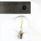 Hometown Evolution G40 LED Filament Clear Light Bulb with C7-E12 Base (Box of 25)