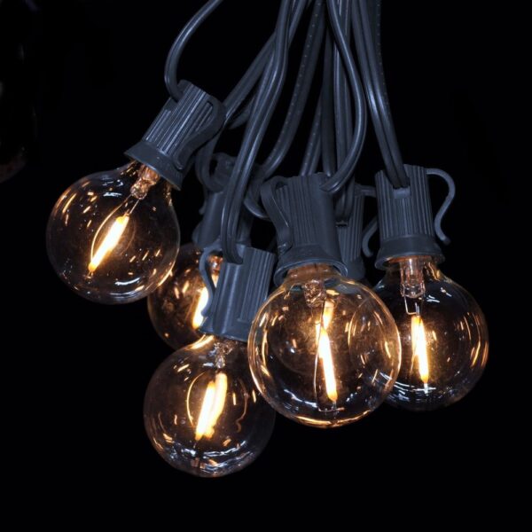 Hometown Evolution G40 LED Filament Clear Light Bulb with C9-E17 Base (Box of 25)