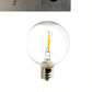Hometown Evolution G40 LED Filament Clear Light Bulb with C9-E17 Base (Box of 25)