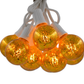 Hometown Evolution G50 10 Foot Mercury Gold String Light Set with White Wire