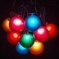 Hometown Evolution G50 100 Foot Assorted Color Satin String Light with Black Wire