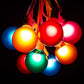 Hometown Evolution G50 100 Foot Assorted Color Satin String Light with White Wire