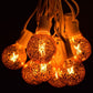 Hometown Evolution G50 100 Foot Mercury Gold String Light Set with White Wire