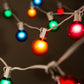 Hometown Evolution G50 25 Foot Assorted Color Satin String Light with White Wire