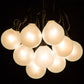 Hometown Evolution G50 25 Foot White Satin Pearl String Light with Black Wire