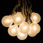 Hometown Evolution G50 50 Foot White Satin Pearl String Light with White Wire