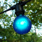 Hometown Evolution G50 Blue Satin Light Bulb with C9-E17 Base (Box of 25)