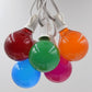 Hometown Evolution G50 LED 10 Foot Assorted Satin Pearl String Light Set with White Wire