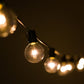 Hometown Evolution G50 LED 10 Foot Warm White String Light Set with White Wire