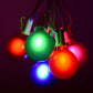 Hometown Evolution G50 LED 25 Foot Assorted Satin Pearl String Light Set with White Wire