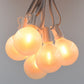 Hometown Evolution G50 LED 25 Foot White Satin Pearl String Light Set with White Wire