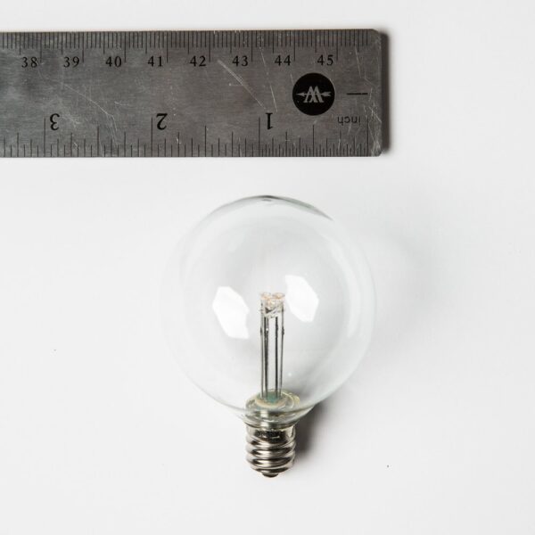 Hometown Evolution G50 LED 3-Diode Clear Light Bulb with C7-E12 Base (Box of 25)